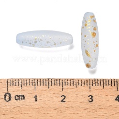 Perles en verre dépolies&nbsp;FGLA-L001-001I