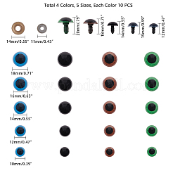 Ремесло пластиковые куклы глаза мягкую игрушку глаза DIY-PH0026-18