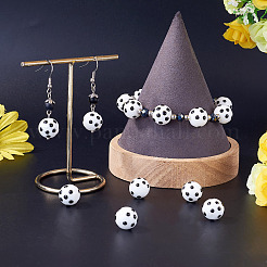 20 pièce de perles de lampe bosselées faites à la main&nbsp;LAMP-TA0002-54