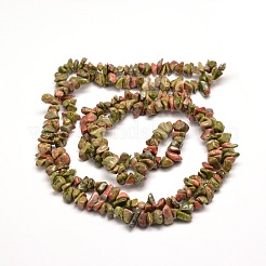 Natur unakite Chip Bead Stränge&nbsp;LS-G-M205-52