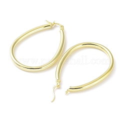 Orecchini con cerchio in argento sterling&nbsp;EJEW-K258-04G