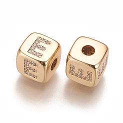 Латунные микро проложить кубического циркония бусы&nbsp;LS-KK-K238-16G-E