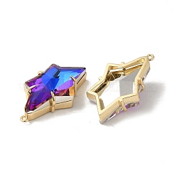 Подвески из светло-золотого латунного стекла&nbsp;FIND-K016-05KCG