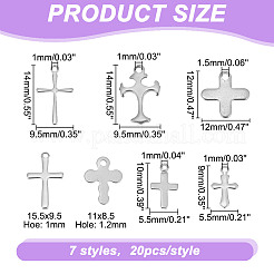 140 шт. 7 стиля подвески из нержавеющей стали 304 STAS-AR0001-90
