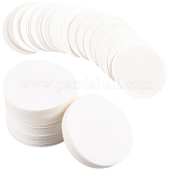 丸いコーヒーフィルター紙  モカポット用使い捨てコーヒーフィルター  ホワイト  64x0.2mm  800pc&nbsp;AJEW-CN0004-70C