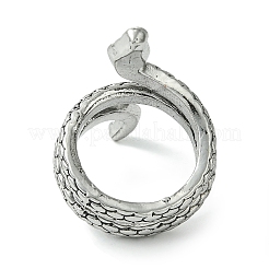 Открытые манжеты с запахом из змеиного сплава RJEW-K275-77AS