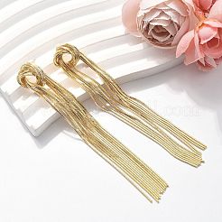 Латунные серьги-гвоздики для женщин&nbsp;EJEW-U050-01G