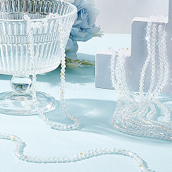 10 нити имитируют австрийские хрустальные биконические стеклянные бусины&nbsp;GLAA-HY0001-37A