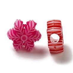 Непрозрачные акриловые бусины OACR-E039-08