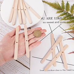 Bâtonnets de crème glacée artisanale en bois de bouleau&nbsp;DIY-WH0148-76