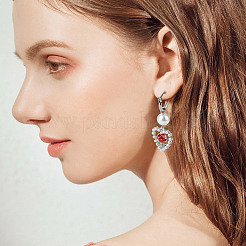 40 пара серег-колец из гипоаллергенной нержавеющей стали 304 EJEW-UN0002-35