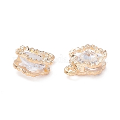 Подвески из прозрачного кубического циркония из сплава&nbsp;LS-ZIRC-A022-06G