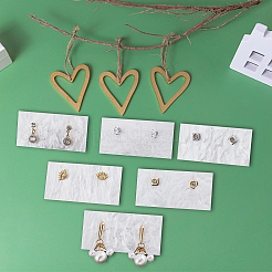 Акриловая серьга с водной рябью&nbsp;EDIS-WH0015-07A