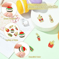 6 шт. 6 стиля подвески из пищевой латуни&nbsp;KK-CJ0003-63