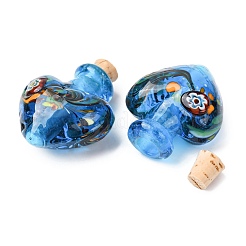 Подвески ручной работы бусины бутылки духов&nbsp;LAMP-H072-02E