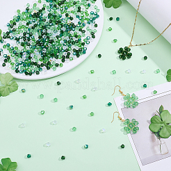 15 brin 5 styles de brins de perles de verre transparentes&nbsp;EGLA-PA0001-26