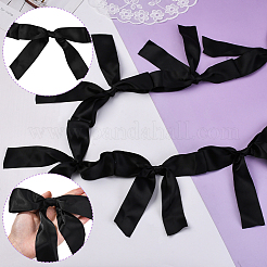 2 стиль баннеры с бантом из ткани&nbsp;AJEW-SP0002-70E