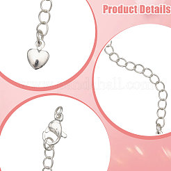 12 шт. 2-х стилистический латунный удлинитель цепи KK-CA0003-75