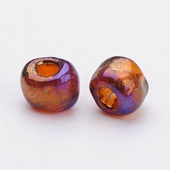 (доступна услуга переупаковки) круглые стеклянные бусины SEED-C016-4mm-162C