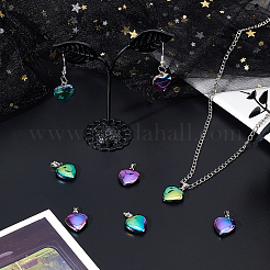 10 шт. подвески из синтетического гематита с гальваническим покрытием&nbsp;G-NB0003-57