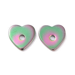 Placcatura ionica color arcobaleno (ip) perline in acciaio inossidabile 304&nbsp;STAS-D185-03M