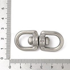 変色しない304ステンレススチール8形状回転留め具  ステンレス鋼色  47x20x11mm&nbsp;STAS-S127-03P-02
