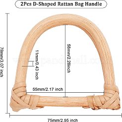 Ручка сумки из ротанга FIND-WH0034-10