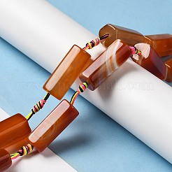 Природный агат бисер нитей G-K334-05