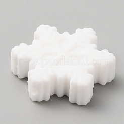Perline in silicone ecologico per uso alimentare con fiocchi di neve&nbsp;SIL-SZC0006-03C