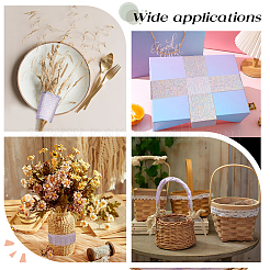 Блестящая полиэстеровая лазерная декоративная сетка OCOR-WH20001-34A