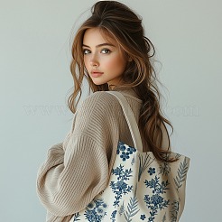 Tragetaschen aus Canvas für Damen&nbsp;ABAG-WH0057-006