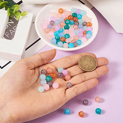200шт 10 цвета стеклянные бусины&nbsp;GLAA-TA0001-29