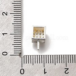 Латунный микро-паве кубический цирконий KK-K378-70S