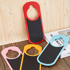 4 шт. 4-х цветная деревянная дверная ручка для подвешивания табличек на доску&nbsp;AJEW-FH0003-16