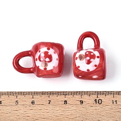 Декоративная кружка ручной работы из фарфора в форме гриба.&nbsp;PORC-T133-57