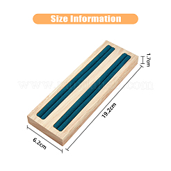 2-слотовые деревянные кольцевые дисплеи RDIS-WH0002-18B