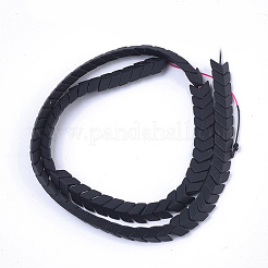 Окрашенного распылением немагнитных синтетических нитей гематита бусы&nbsp;G-T116-25-17