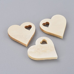 Cabochons en bois blanc&nbsp;WOOD-WH0098-89