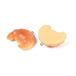 Pendentifs alimentaires imitation résine opaque&nbsp;RESI-Q232-08C
