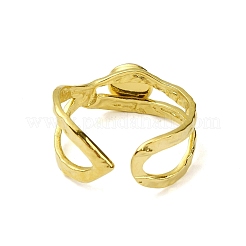 Ионное покрытие (ip) круглые кольца из натурального родонита RJEW-H233-01G-04