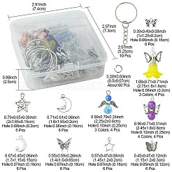 Сплав с прозрачными акриловыми подвесками&nbsp;FIND-FS0002-33