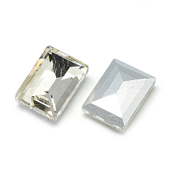 Заостренные заднее стекло горный хрусталь кабошоны&nbsp;RGLA-T031-13x18mm-01