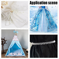 Пластиковая цепочка с каплевидными подвесками FIND-WH0034-93