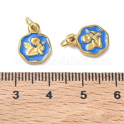 304 Edelstahl-Emaille-Anhänger&nbsp;STAS-K330-04G