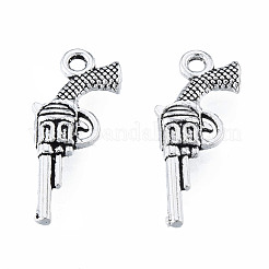 Tibetischer stil Aluminium Anhänger & Charms&nbsp;TIBEP-N012-03