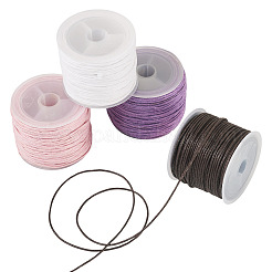 4 рулон 4-х цветного вощеного хлопкового шнура&nbsp;YC-TA0001-13
