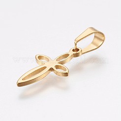 Ciondoli in acciaio inossidabile chirurgico 316l con placcatura sotto vuoto pvd&nbsp;STAS-H453-06G-A