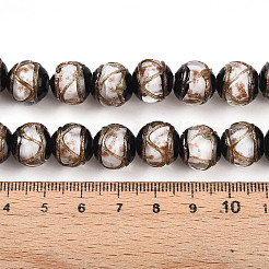 Бусины ручной работы бусины золотого песка LAMP-N026-01E