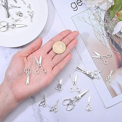 Pendentifs en alliage de style tibétain&nbsp;TIBEP-PH0004-87-WH