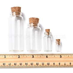 24 шт. 4 стиля стеклянная банка стеклянные бутылки AJEW-FS0001-21